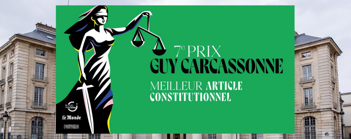Visuel de la septième édition du Prix Guy Carcasonne