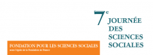 Visuel de la 7e journée des sciences sociales, Fondation pour les sciences sociales